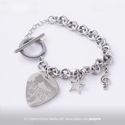 [Pre-Order, Ships Within 30 Days] Official Hatsune Miku Rock Future Vintage Metal Bracelet, Hip-Hop Inspired Wrist Accessory