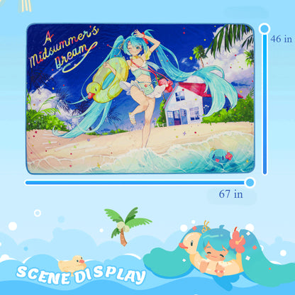 Couverture climatisée Hatsune Miku Summer Dream sous licence officielle