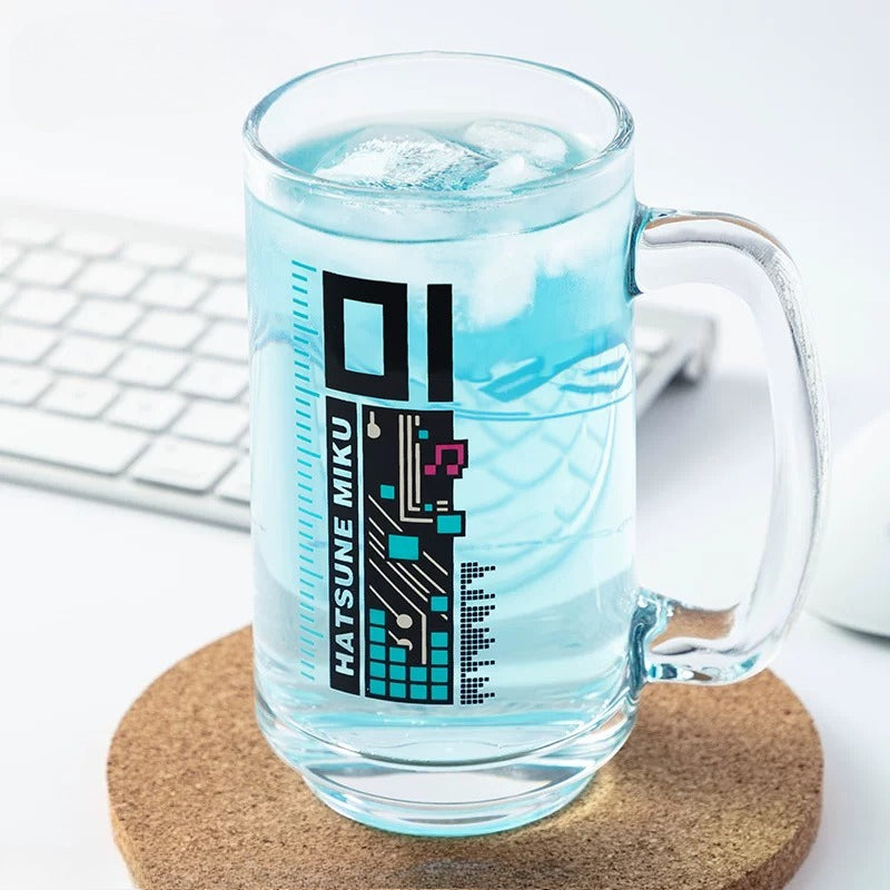 Official Hatsune Miku Cold-Activated Color Changing Glass Cup