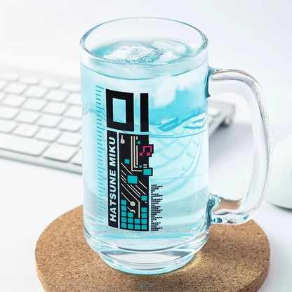 Official Hatsune Miku Cold-Activated Color Changing Glass Cup