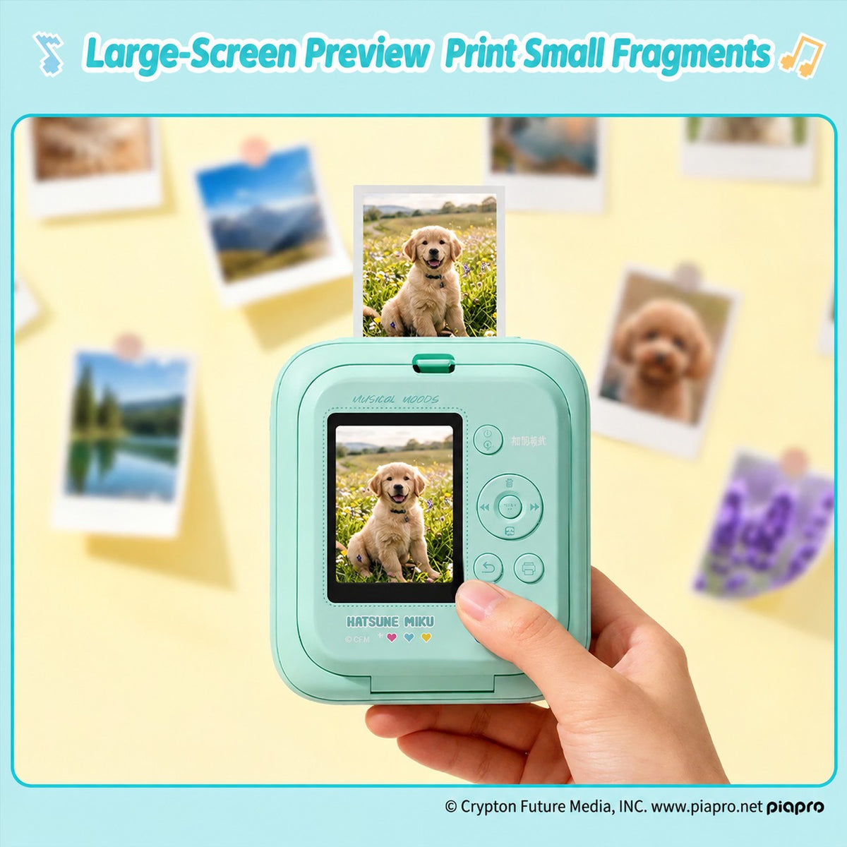Officially Licensed Hatsune Miku Color Printing Camera