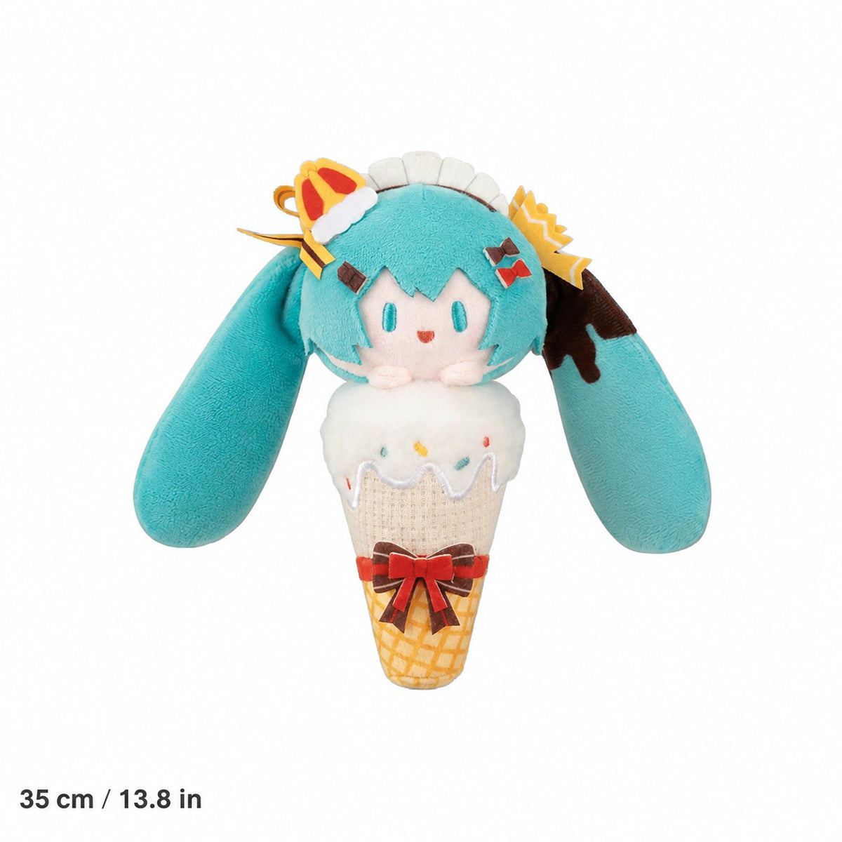 Officially Licensed Hatsune Miku Sweet Treat Plush Charm (15–16 cm / 5.9–6.3 in)