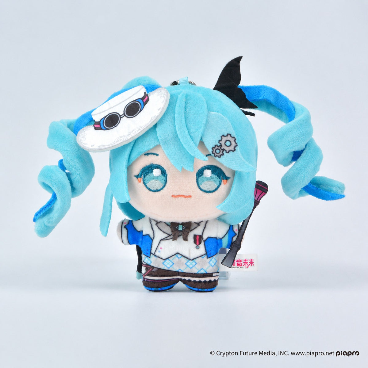 Officially Licensed Hatsune Miku Plush Charm (11 x 22 cm / 4.3 x 8.7 in)