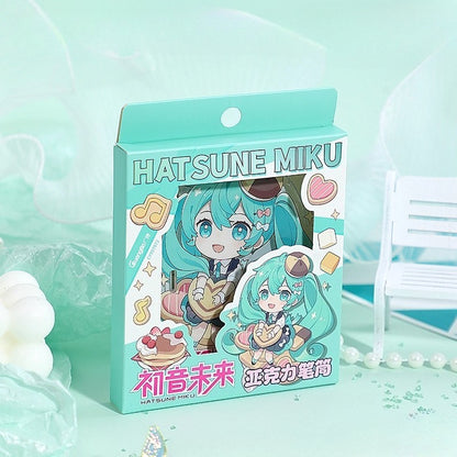 Official Licensed Hatsune Miku Acrylic Pen Holder – Desktop Organizer & Minimalist Decor