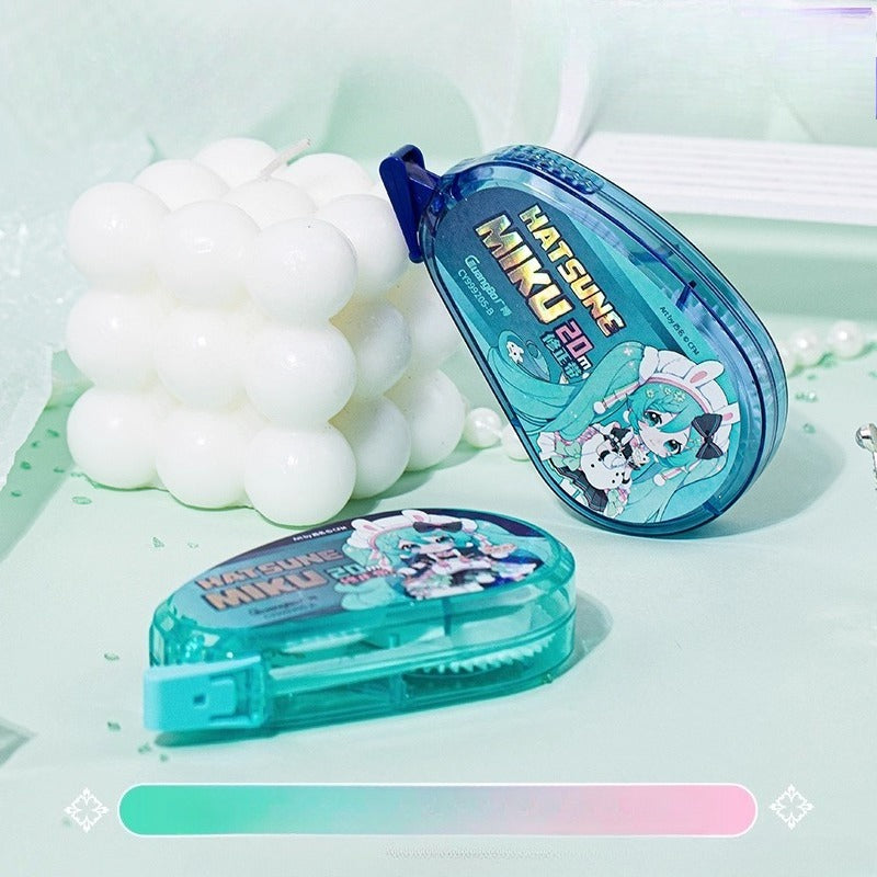 Official Licensed Hatsune Miku Correction Tape – Large Capacity, Clean Erasing, Portable (Style B)