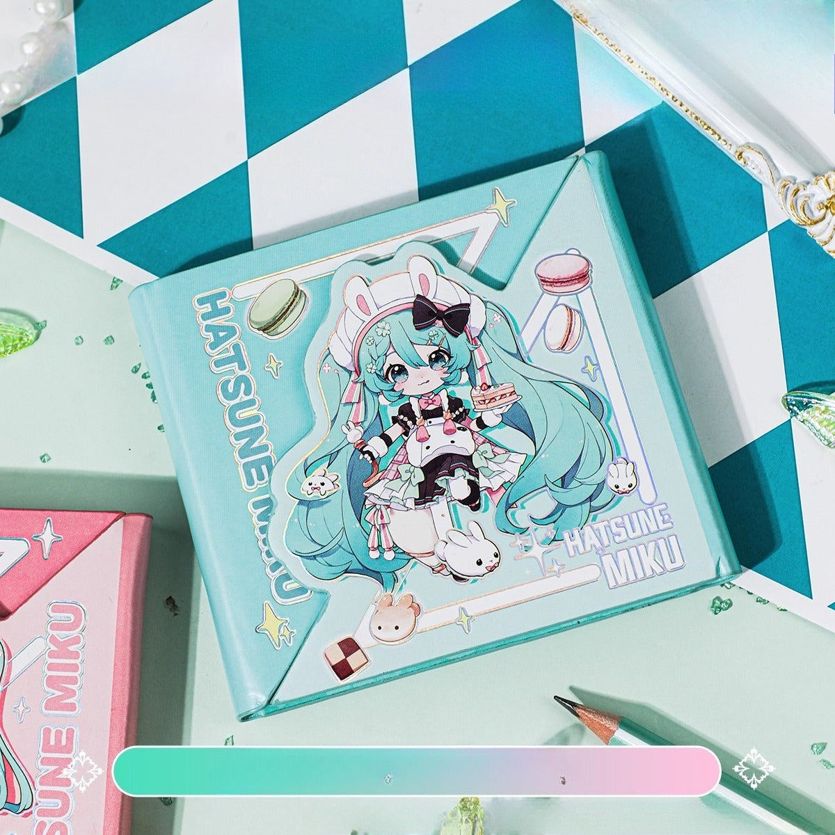 Official Licensed Hatsune Miku Pocket Leather Notebook – Sweet Fairy Tale Series