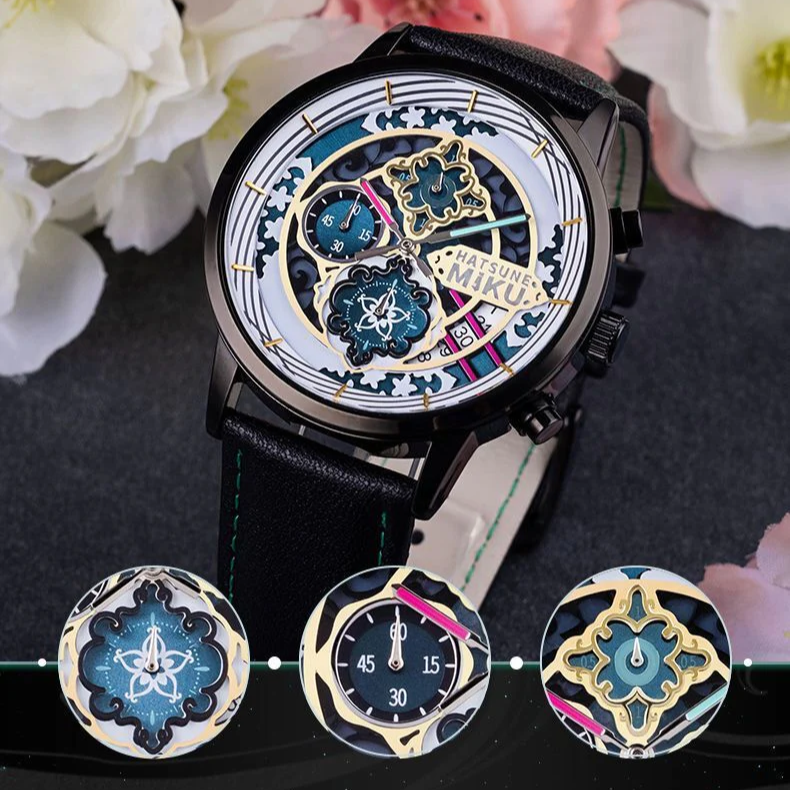 Officially Licensed Hatsune Miku Miku With You 5th Anniversary Commemorative Watch