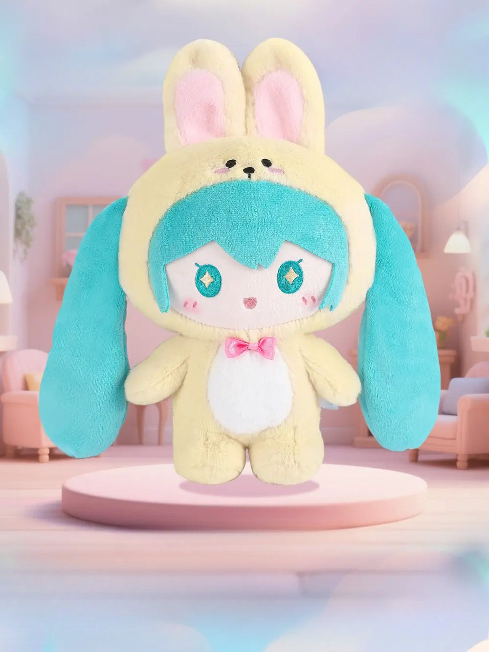 Official Hatsune Miku Animal Cosplay Series Plush Dolls | Cute Soft Sweet High-Look Companion Doll for Home Decor