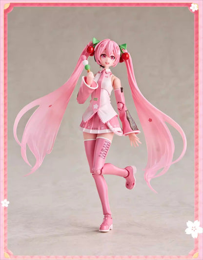 Official Sakura Miku “Miracle Ver.” Figure – Adjustable poses, with multiple buildable accessories.