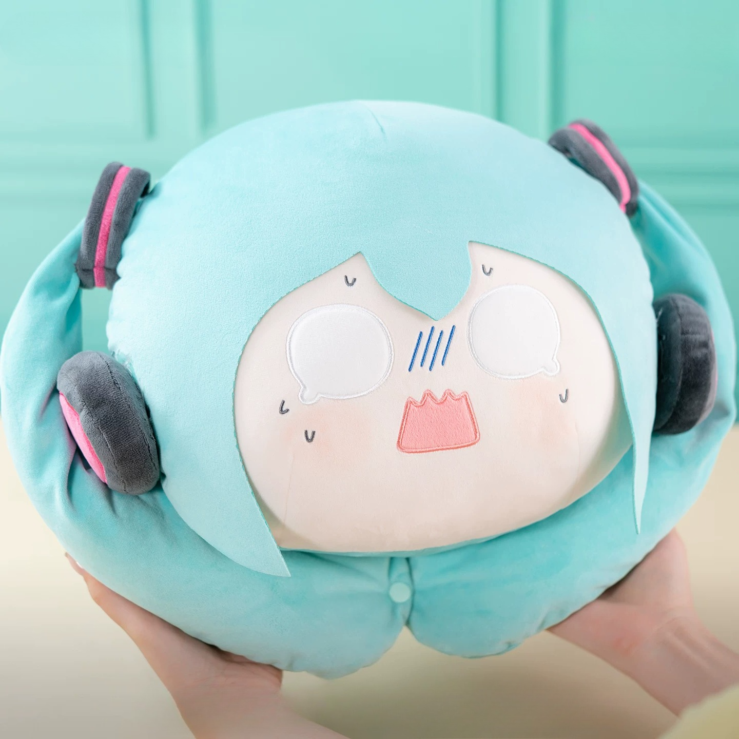 Official Hatsune Miku Everyday Daydream Plush Pillow – Soft Cushion Doll