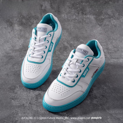 Official Hatsune Miku Neon Electronic Techwear Casual Skate Shoes for Men and Women