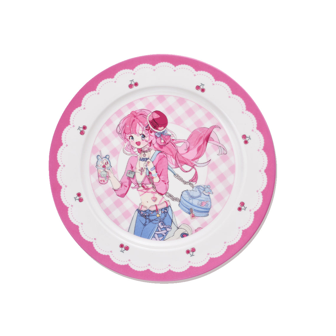 Assiette de rangement en céramique Hatsune Miku Super Sugary Adhesive Girl sous licence officielle 