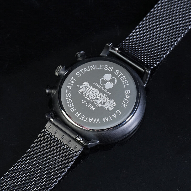 Montre à énergie solaire Hatsune Miku Dancing Melody sous licence officielle