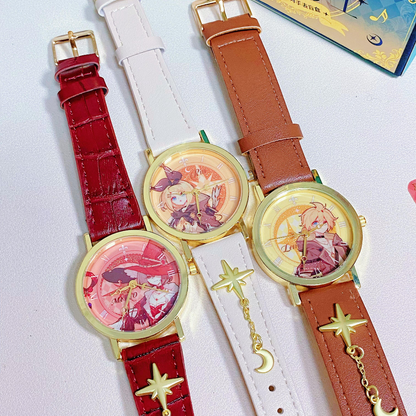 Officially Licensed Hatsune Miku Starry Moon Knight Series Watch Blind Box - Random Box or Opened & Confirmed Style