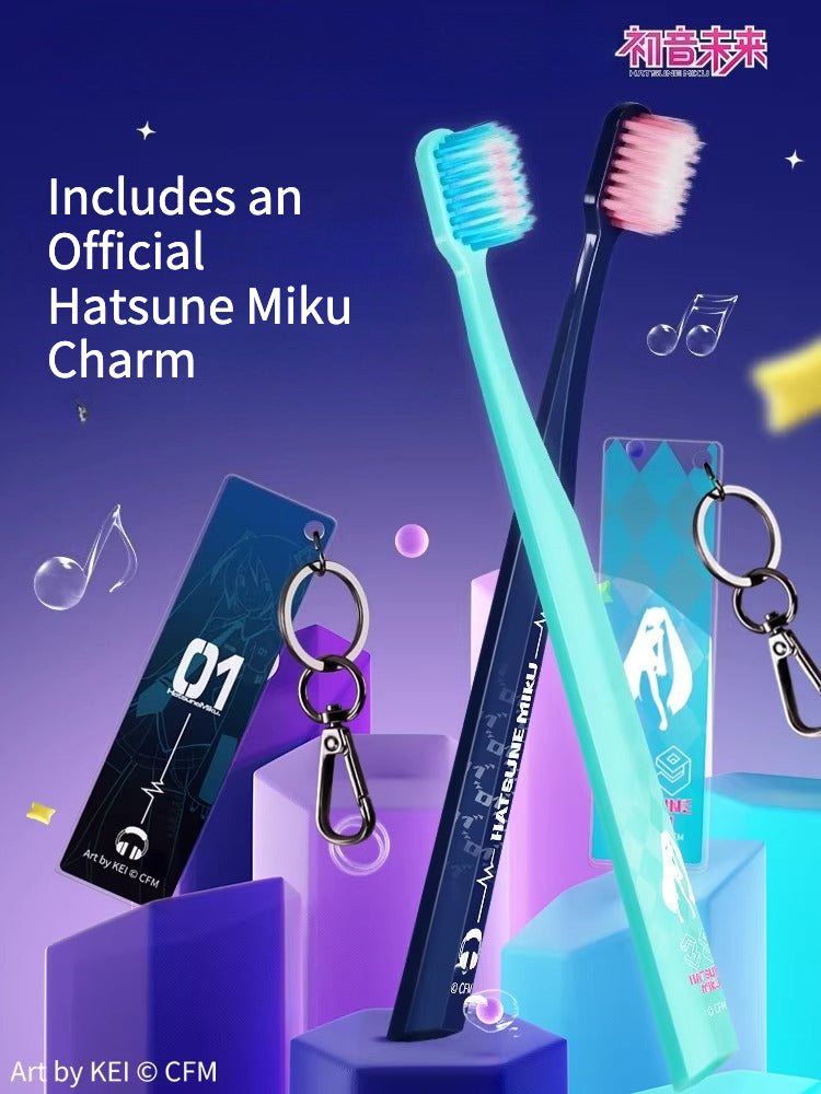 Official Hatsune Miku Light & Shadow Series Adult Toothbrush – Ultra-Soft Bristles for Gentle Gum Care