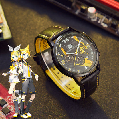 Offiziell lizenzierte Hatsune Miku Metal Overture Quarz-Armbanduhr
