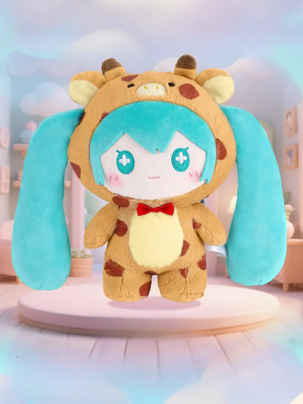 Official Hatsune Miku Animal Cosplay Series Plush Dolls | Cute Soft Sweet High-Look Companion Doll for Home Decor