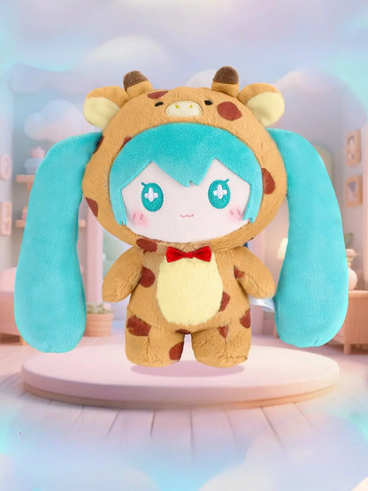 Official Hatsune Miku Animal Cosplay Series Plush Dolls | Cute Soft Sweet High-Look Companion Doll for Home Decor