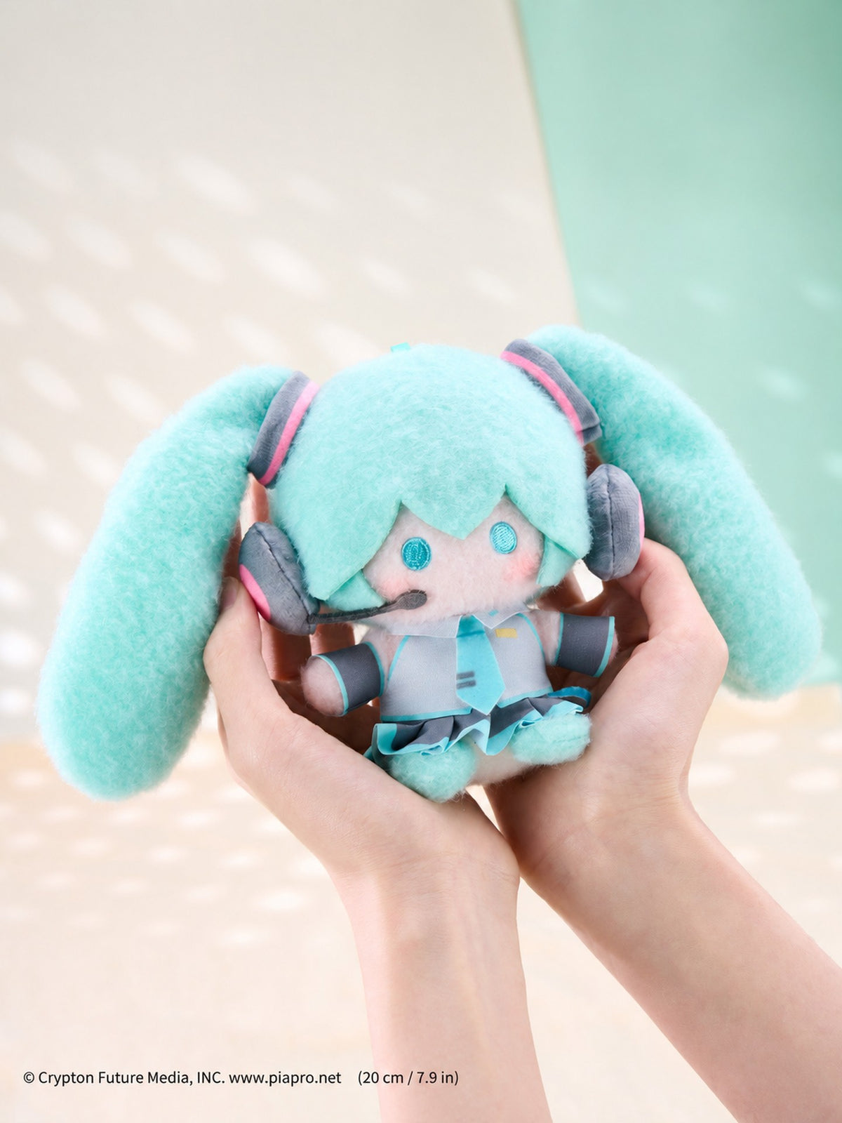 Officially Licensed Hatsune Miku Plush Keychain (13 cm / 5.1 in)