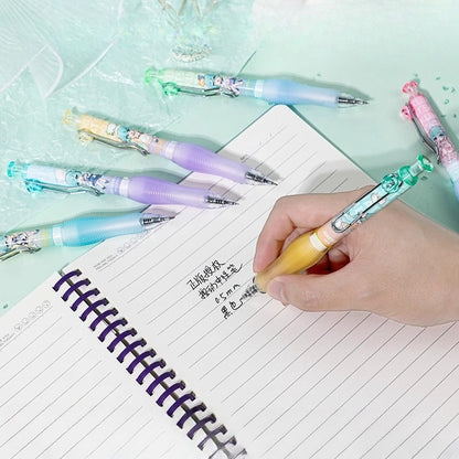 Official Licensed Hatsune Miku Retractable Black Gel Pen – 0.5mm Fine Point, 3-Pack