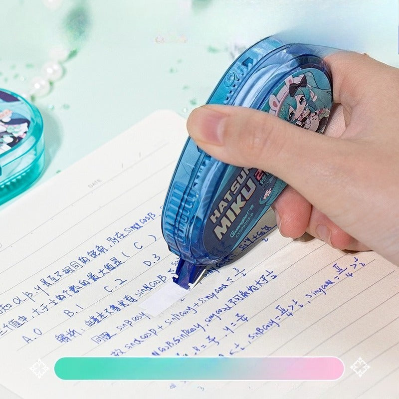 Official Licensed Hatsune Miku Correction Tape – Large Capacity, Clean Erasing, Portable (Style B)