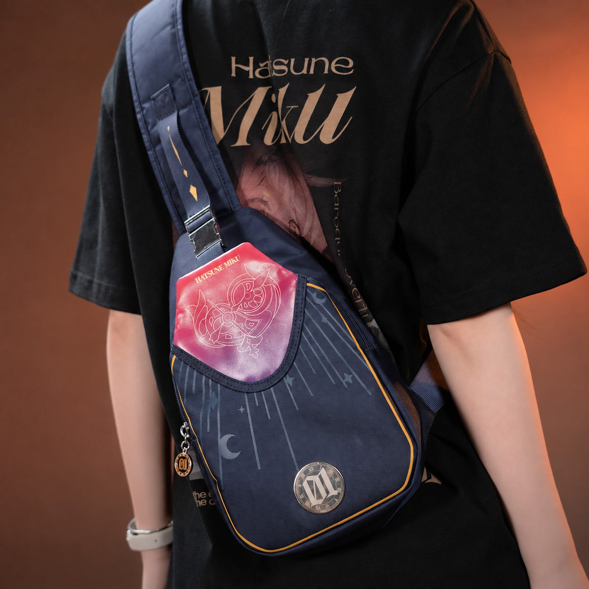 Officially Licensed Hatsune Miku Baroque Overture Crossbody Bag