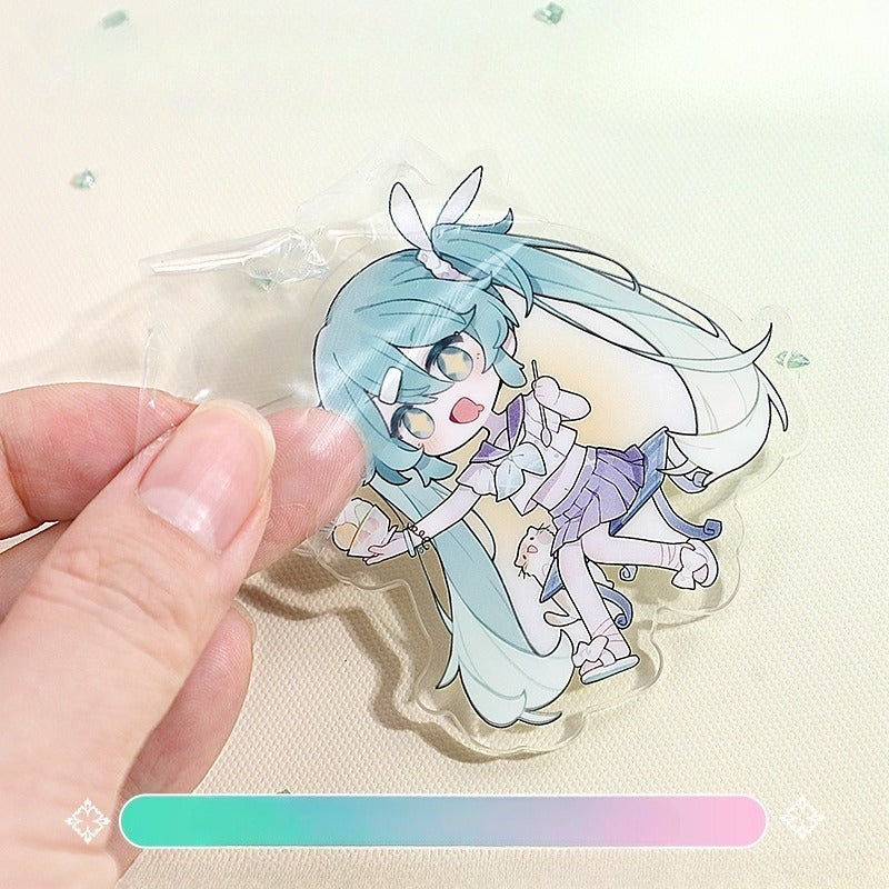 Official Licensed Hatsune Miku Acrylic Planner Clip – Notebook & File Clamp