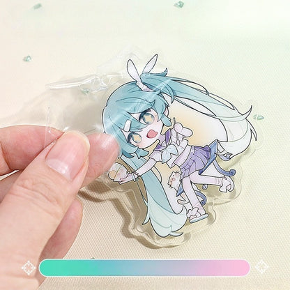 Official Licensed Hatsune Miku Acrylic Planner Clip – Notebook & File Clamp