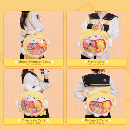 Officially Licensed Kagamine Rin & Len 4-Way Ita Backpack