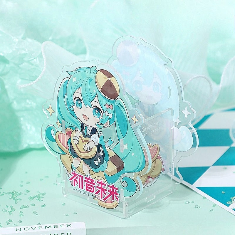Official Licensed Hatsune Miku Acrylic Pen Holder – Desktop Organizer & Minimalist Decor