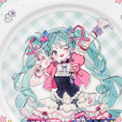 Assiette de rangement en céramique Hatsune Miku Super Sugary Adhesive Girl sous licence officielle 