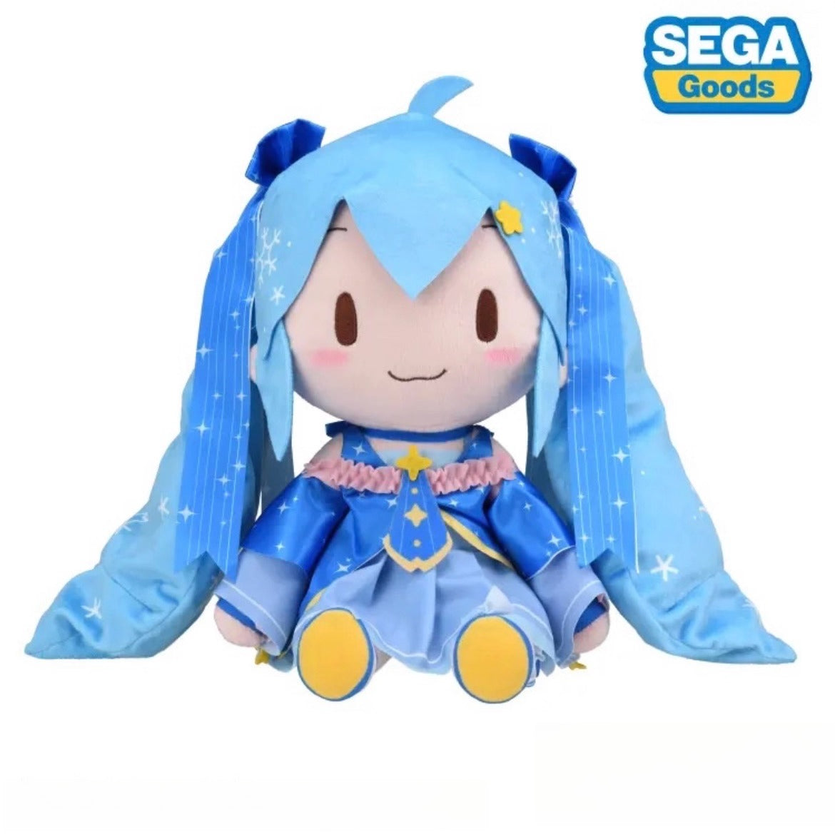 Hatsune Miku Snow Miku (Starry Sky) 2017 Reissue  – 27cm Medium Plush Toy