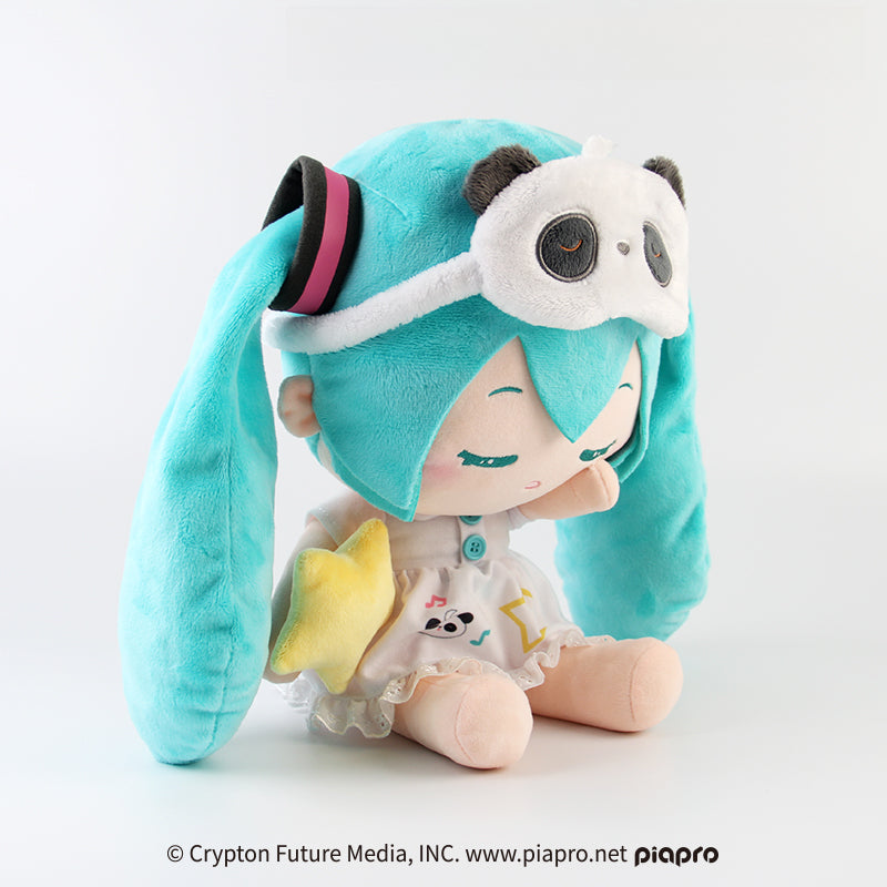 Offiziell lizenziertes großes Hatsune Miku-Plüschtier „Sleepy“.