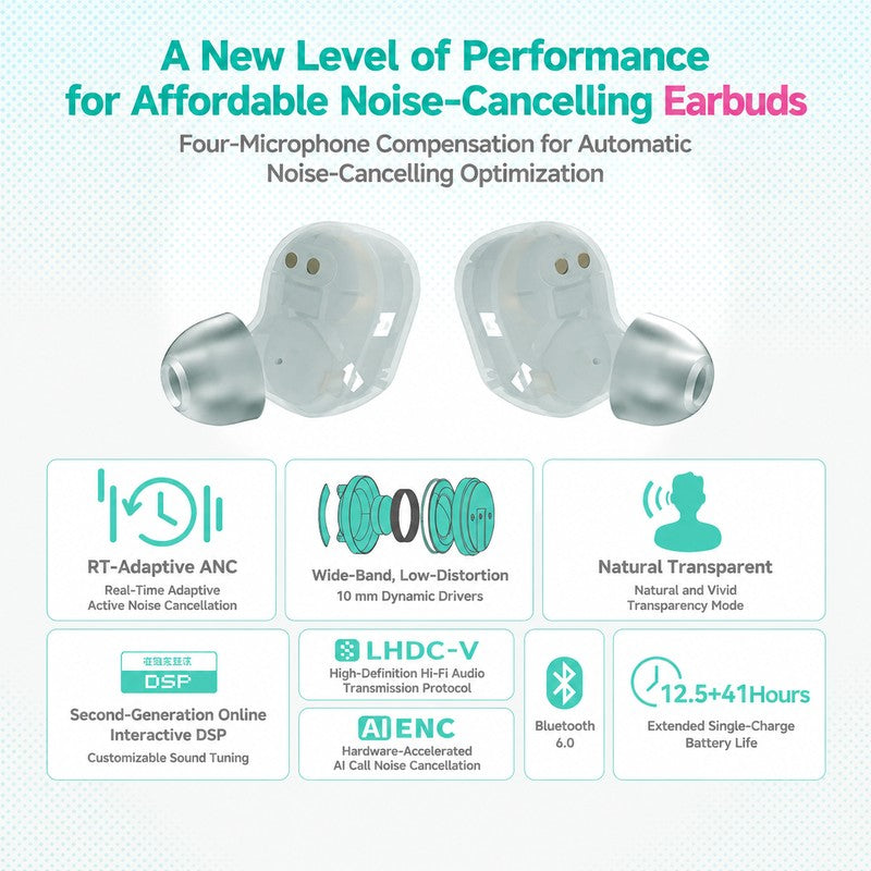 Officially Licensed Hatsune Miku x MOONDROP MIRAGE True Wireless Earbuds