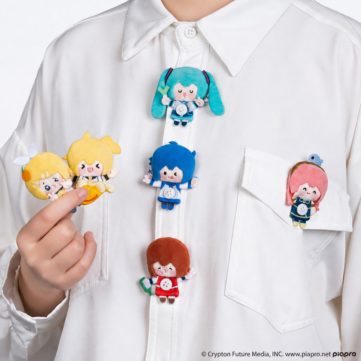 Officially Licensed Hatsune Miku Emoji Button Plush Blind Box (6.5 cm / 2.6 in)