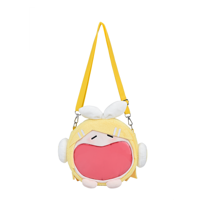 Officially Licensed Kagamine Rin & Len BEMOE UWA Series Plush Ita Bag