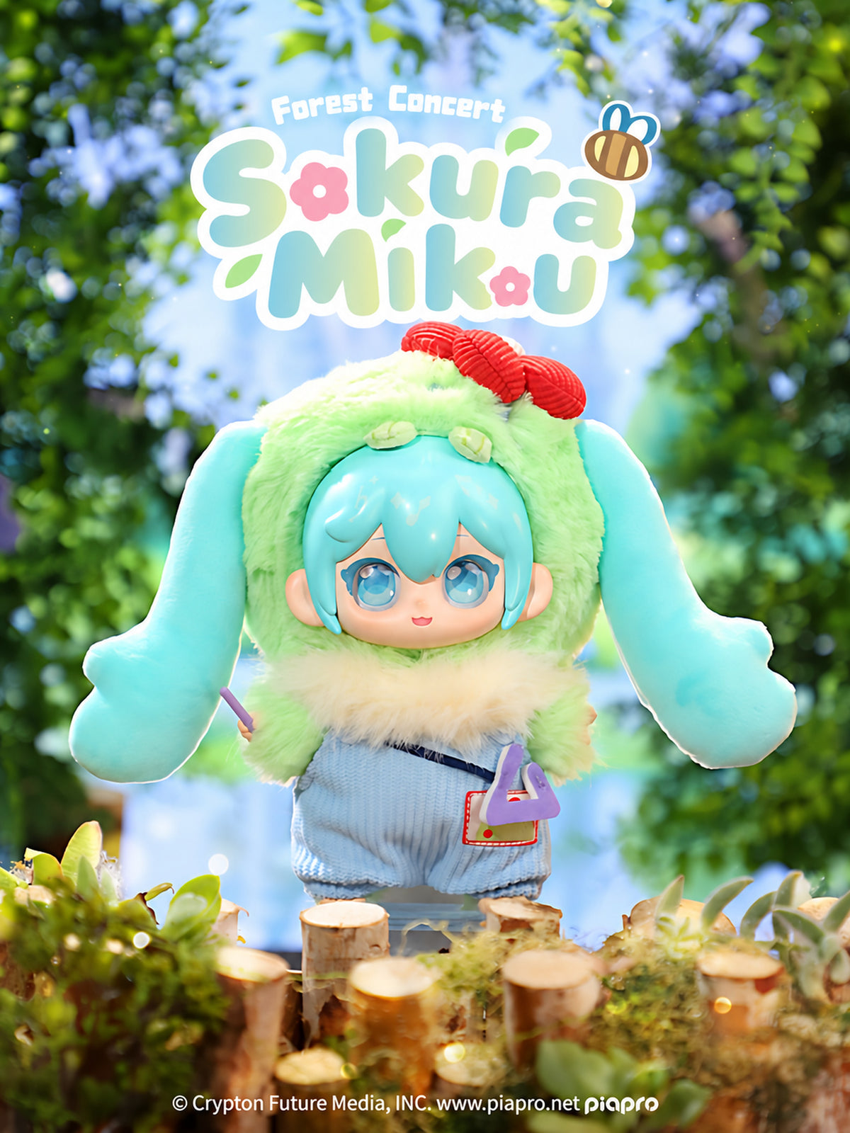 Officially Licensed Hatsune Miku Forest Concert Vinyl Plush Blind Box