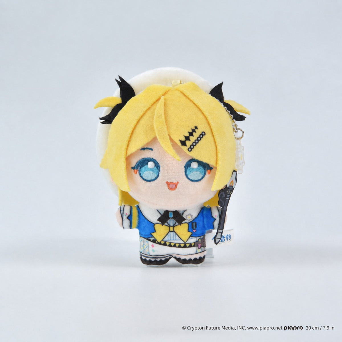 Officially Licensed Hatsune Miku Plush Charm (11 x 22 cm / 4.3 x 8.7 in)