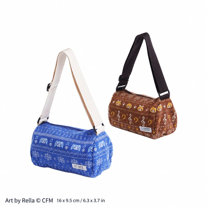 Officially Licensed Hatsune Miku Pixel-Style Knit Convertible Mini Bag