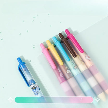 Official Licensed Hatsune Miku Retractable Black Gel Pen – 0.5mm Fine Point, 3-Pack