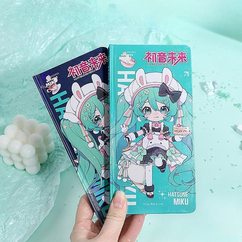 Official Licensed Hatsune Miku Weekly Planner Notebook – Schedule & Habit Tracker, Sweet Fairy Tale Series(Set of 2)