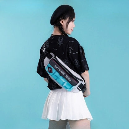 Hatsune Miku 3D Chest Sling Bag with Magnetic Buckle