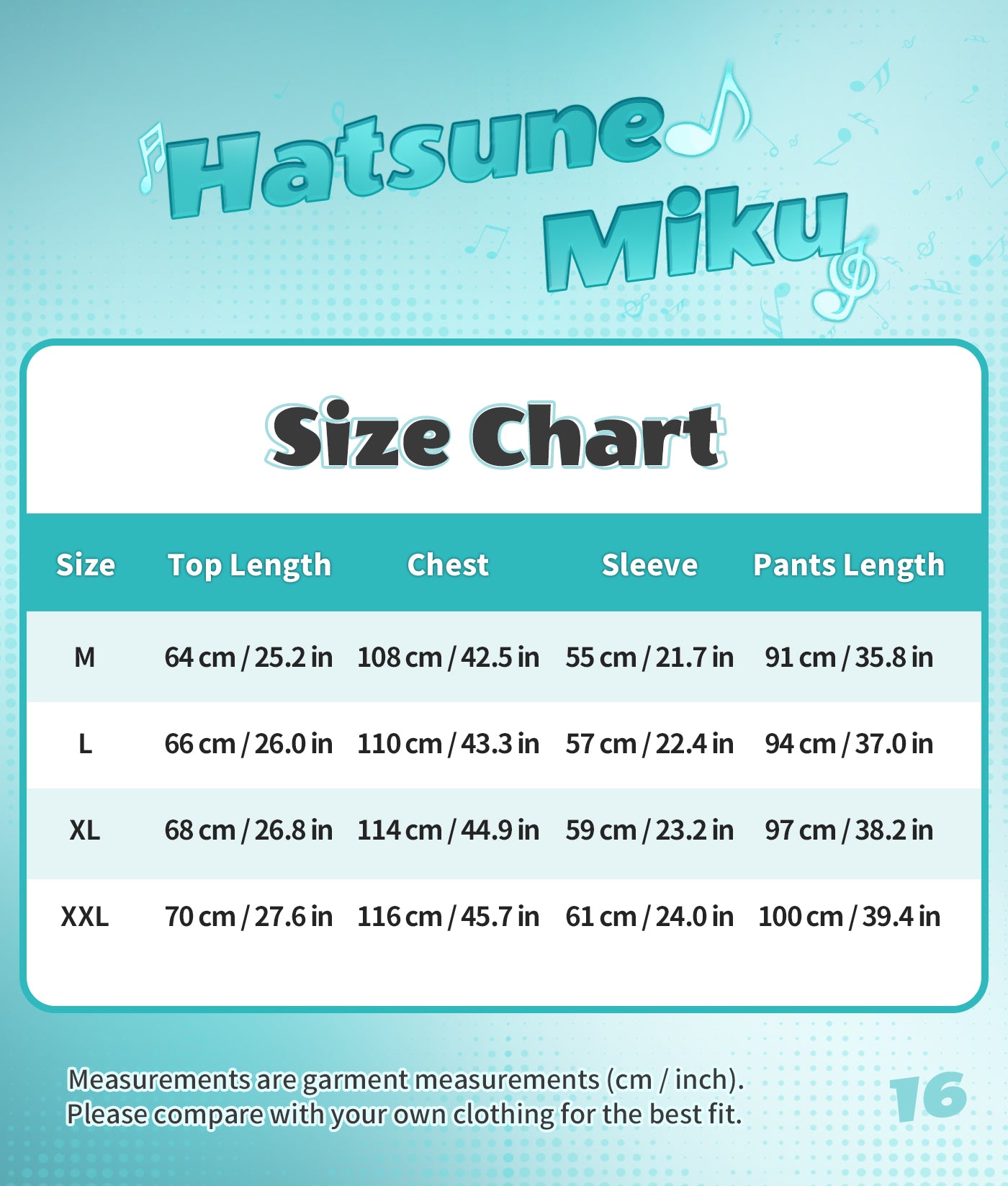 Fanmade Hatsune Miku Quilted Pajama Set – Warm Padded Winter Loungewear