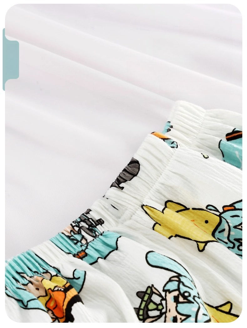 Hatsune Miku Cotton Long Sleeve Sleepwear – Cute Cartoon Style Home Loungewear