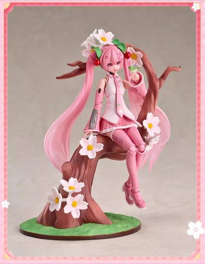 Official Sakura Miku “Miracle Ver.” Figure – Adjustable poses, with multiple buildable accessories.