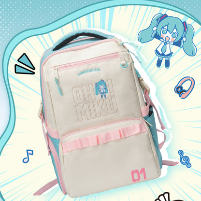 Sac à dos grande capacité Hatsune Miku sous licence officielle