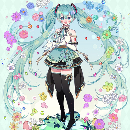 Offiziell lizenzierte Hatsune Miku Future Hope Solar-Quarzuhr