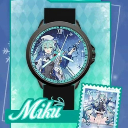 Official Hatsune Miku Snowy Night Series Watch Blind Box - Random Box or Opened & Confirmed Style