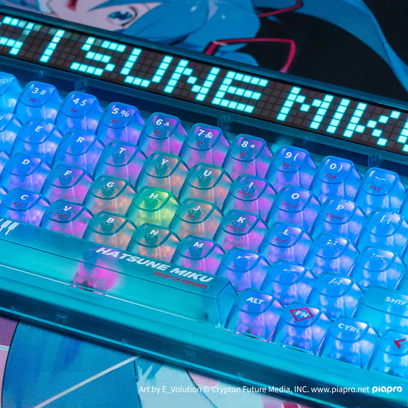 Miku Keypad Officially Licensed Hatsune Miku 68-Key Wireless Mechanical Keyboard ...