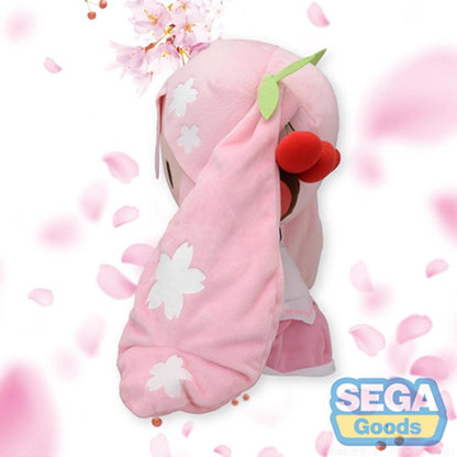Hatsune Miku Sakura Miku Bow – 27cm Medium Plush Toy